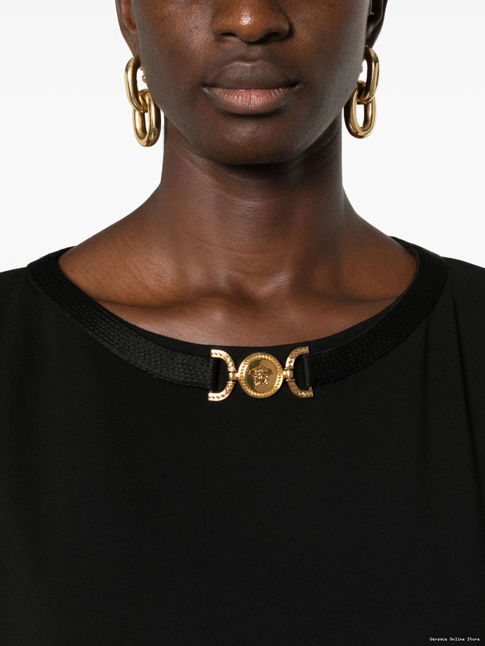 Cheap Versace Women Medusa dress midi Head 0425